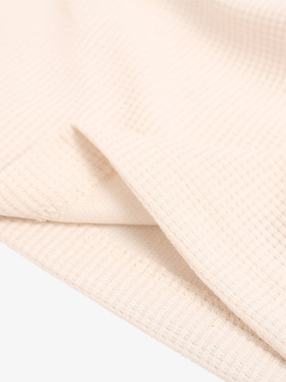 Long Sleeve Thermal Top with Bold Logo Design