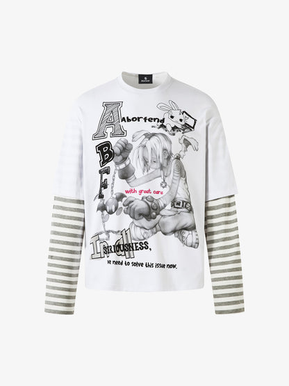 Skull Pattern Knit Sweater for Casual and Festive Wear