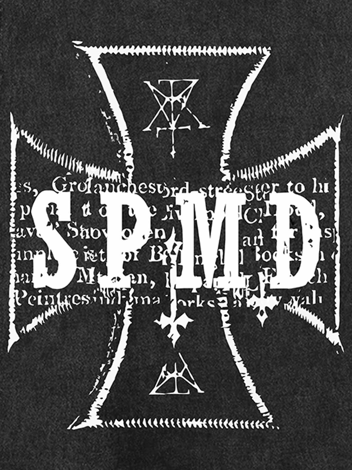 Original Distressed Cross Graphic Vest