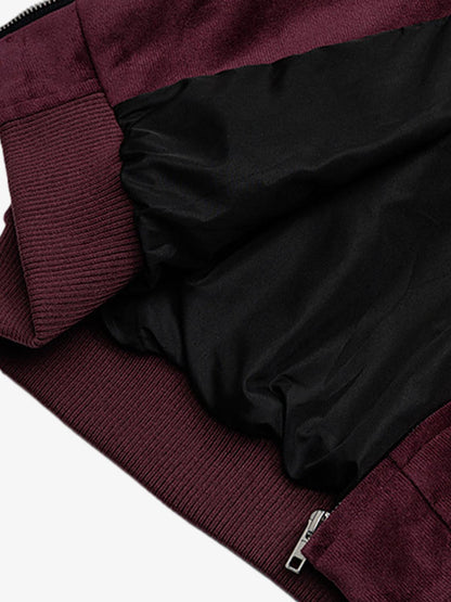 Stylish Embellished Bomber Jacket for Women - Perfect for Fall and Winter Outfits