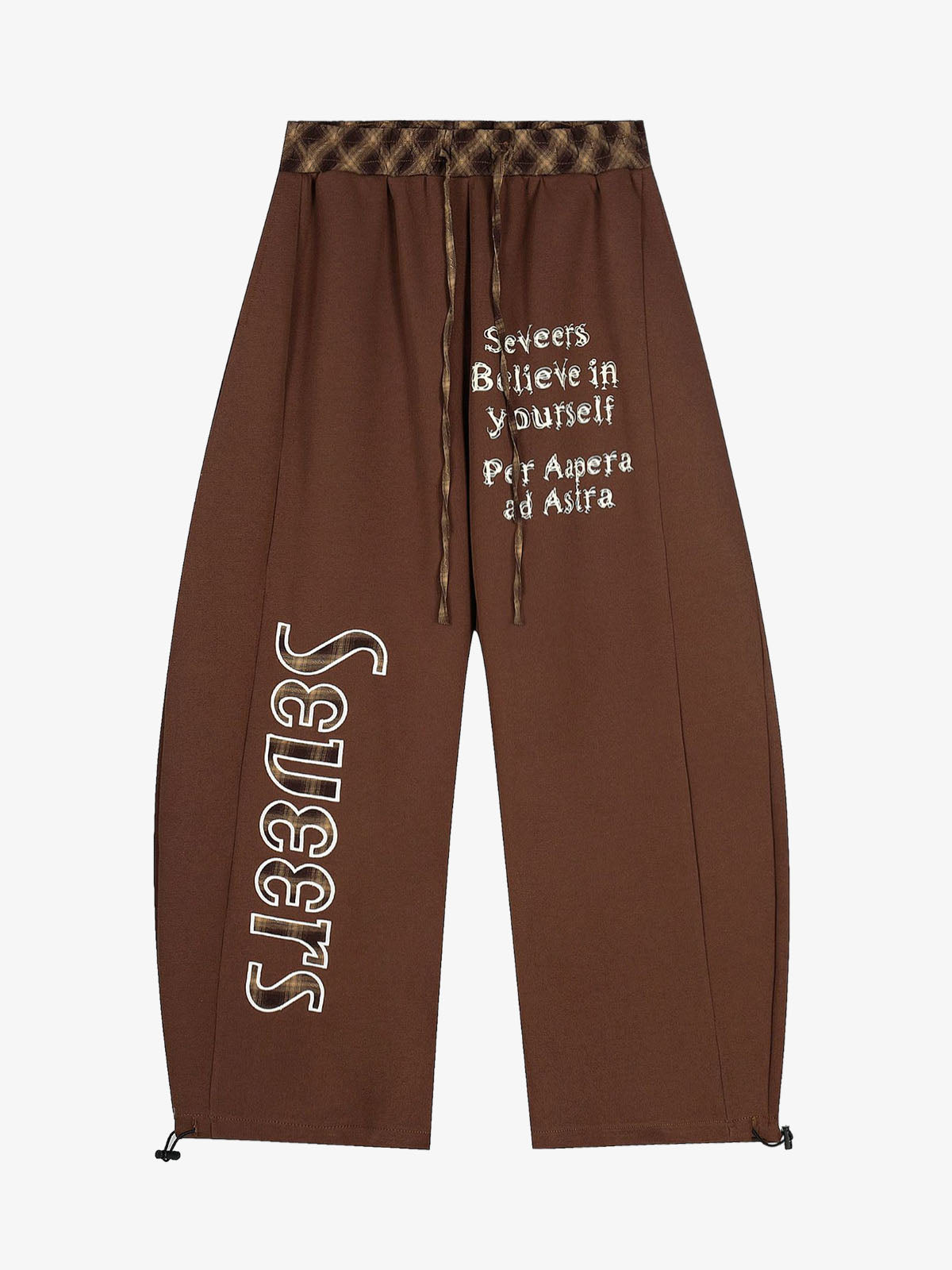 Stylish Loose-Fit Lounge Pants with Inspirational Quotes and Bold Lettering