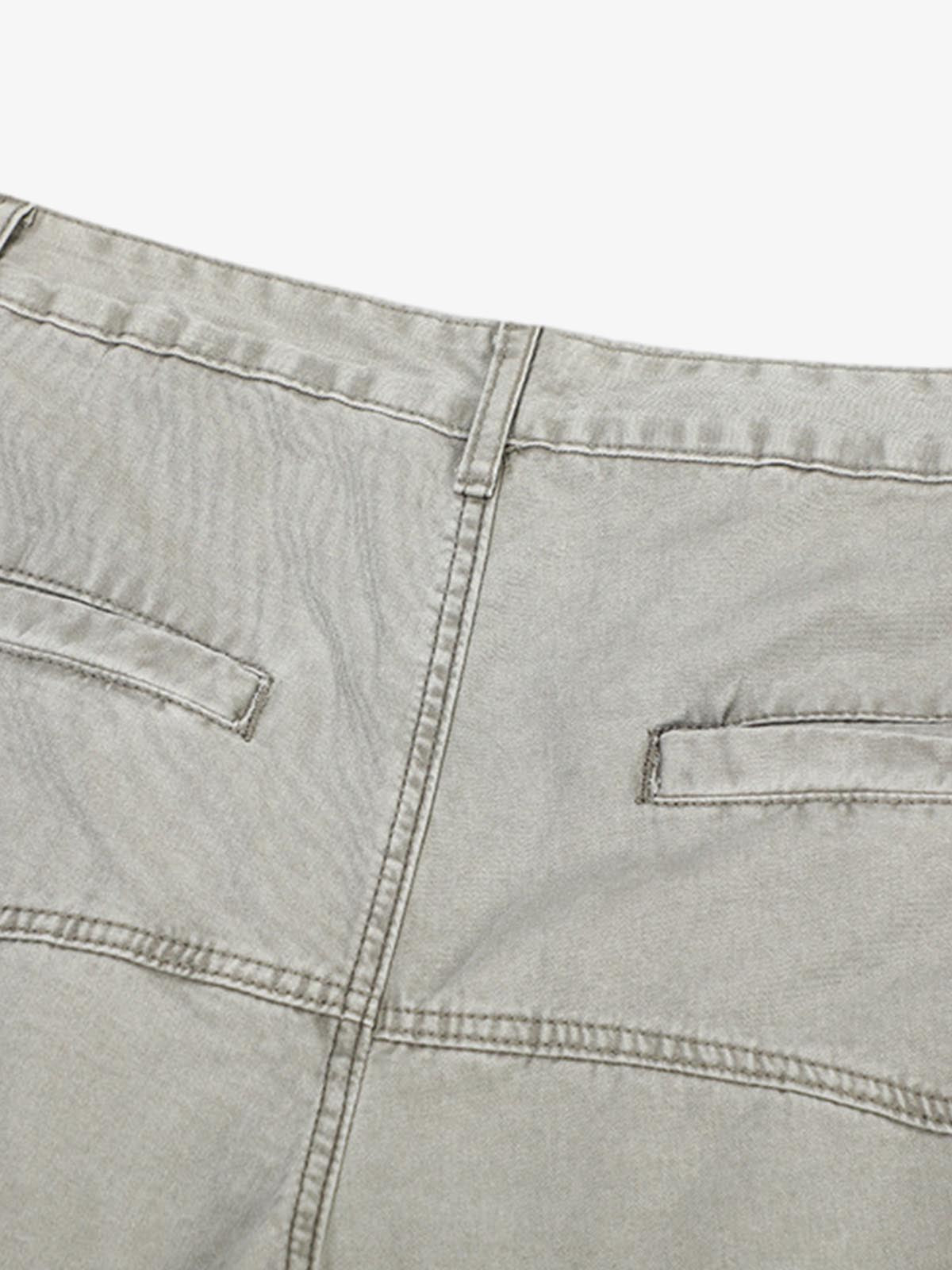 Wide-Leg Cargo Pants with Unique Pocket Design for Casual Style