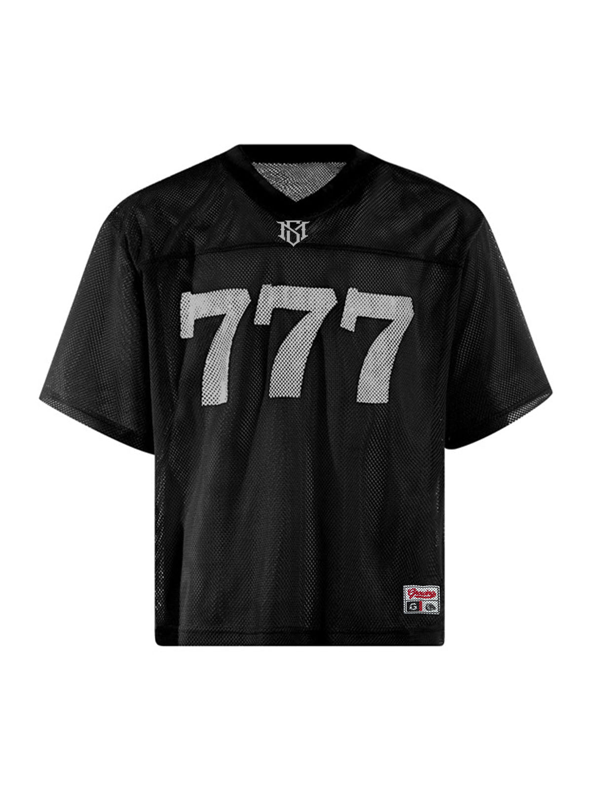 Jersey Letter Print Quick Dry V-neck T-shirt - 2389