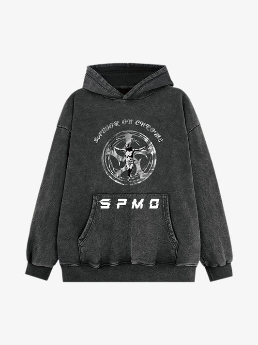 SAVIOR ON CHROME Graphic Hoodie