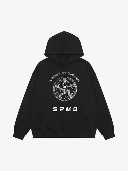SAVIOR ON CHROME Graphic Hoodie