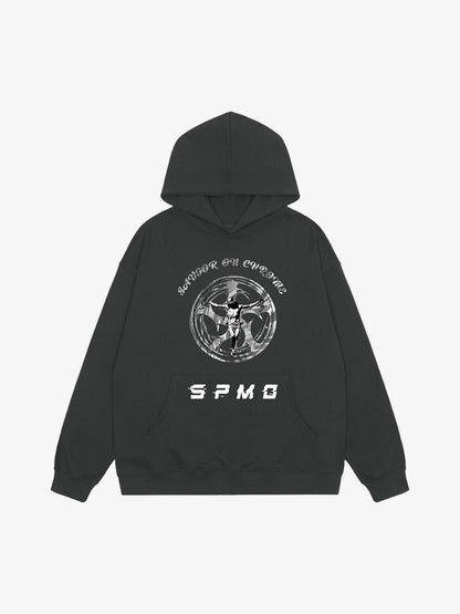 SAVIOR ON CHROME Graphic Hoodie