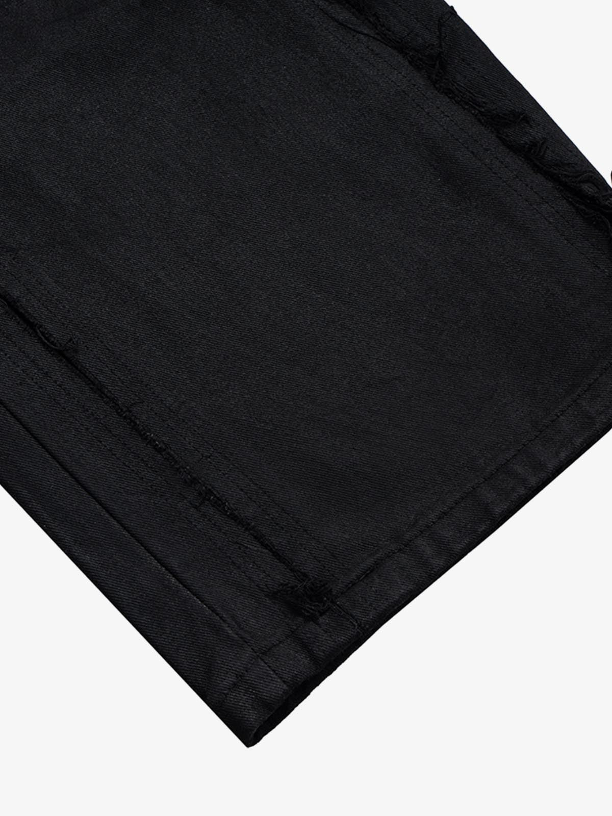 Waxed Baggy Side Whisker Jeans