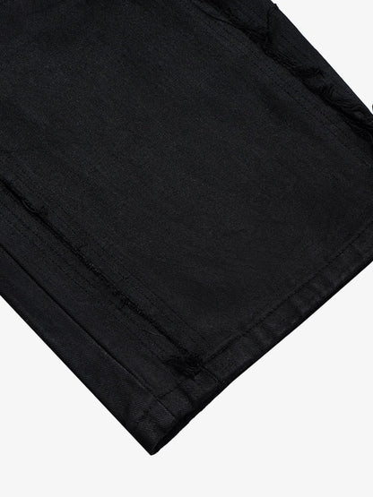 Waxed Baggy Side Whisker Jeans