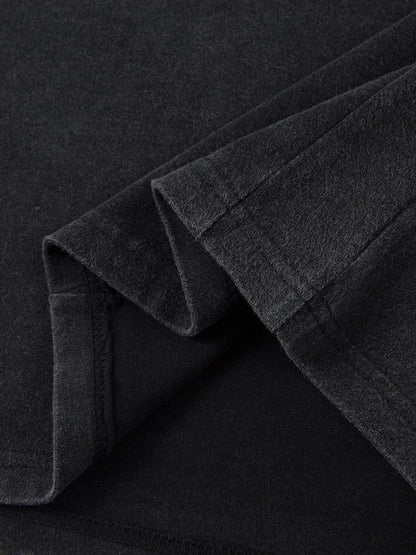 Deconstruction Split Embroidered T-shirt