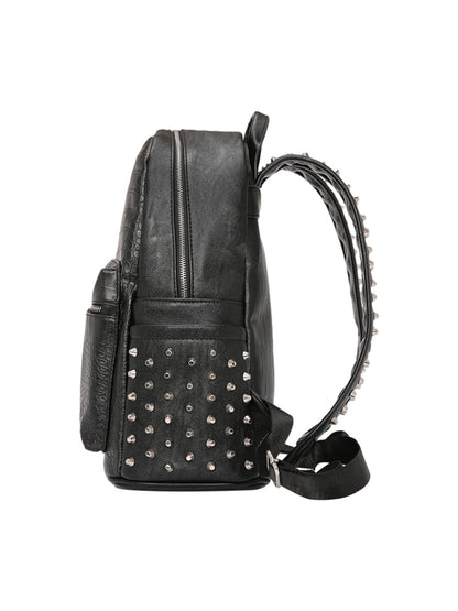 Rivet Crocodile-Print Backpack - 2464