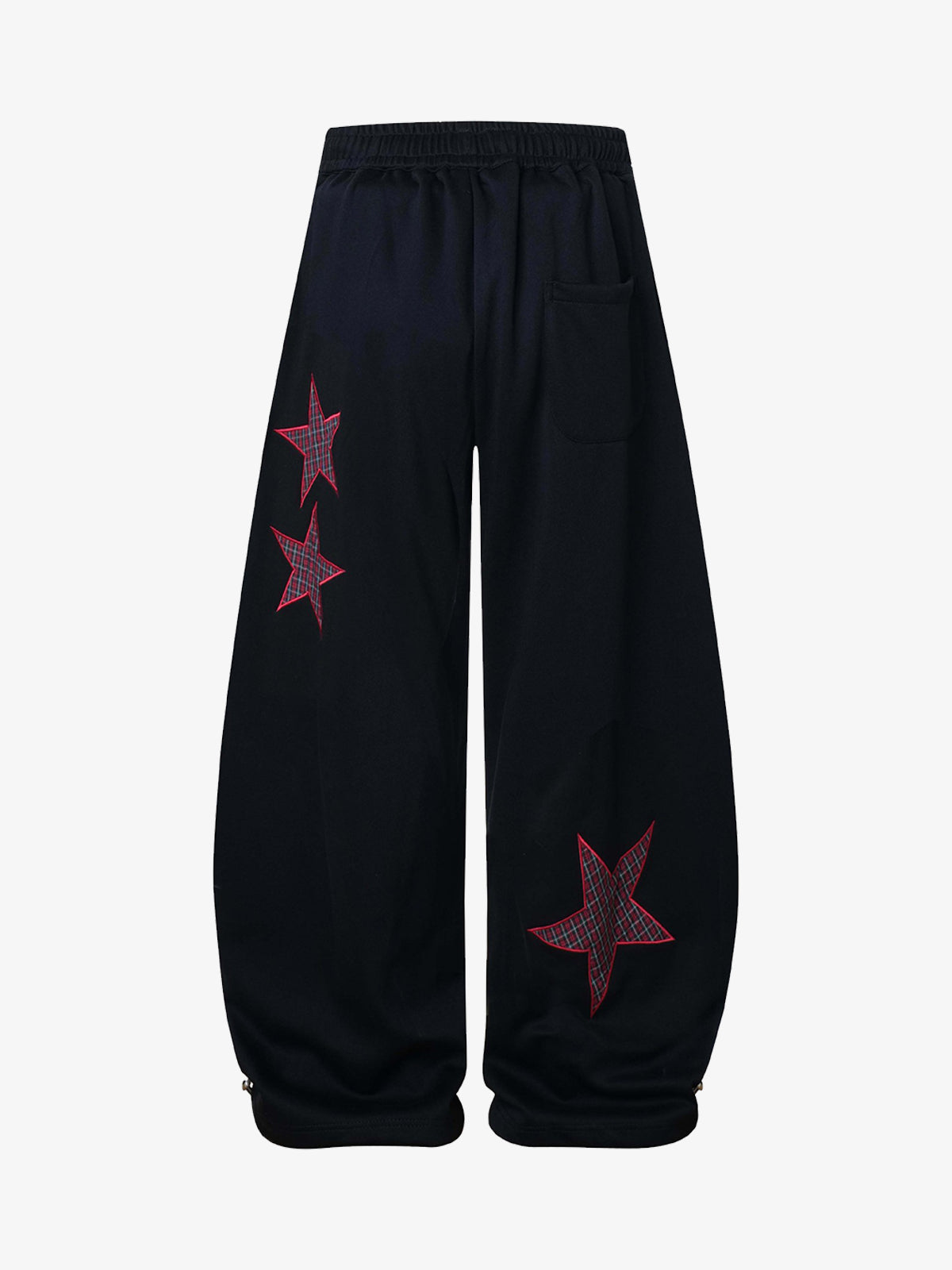 Stylish Star-Embellished Wide-Leg Pants for Casual Wear