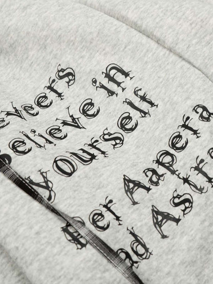 Stylish Loose-Fit Lounge Pants with Inspirational Quotes and Bold Lettering