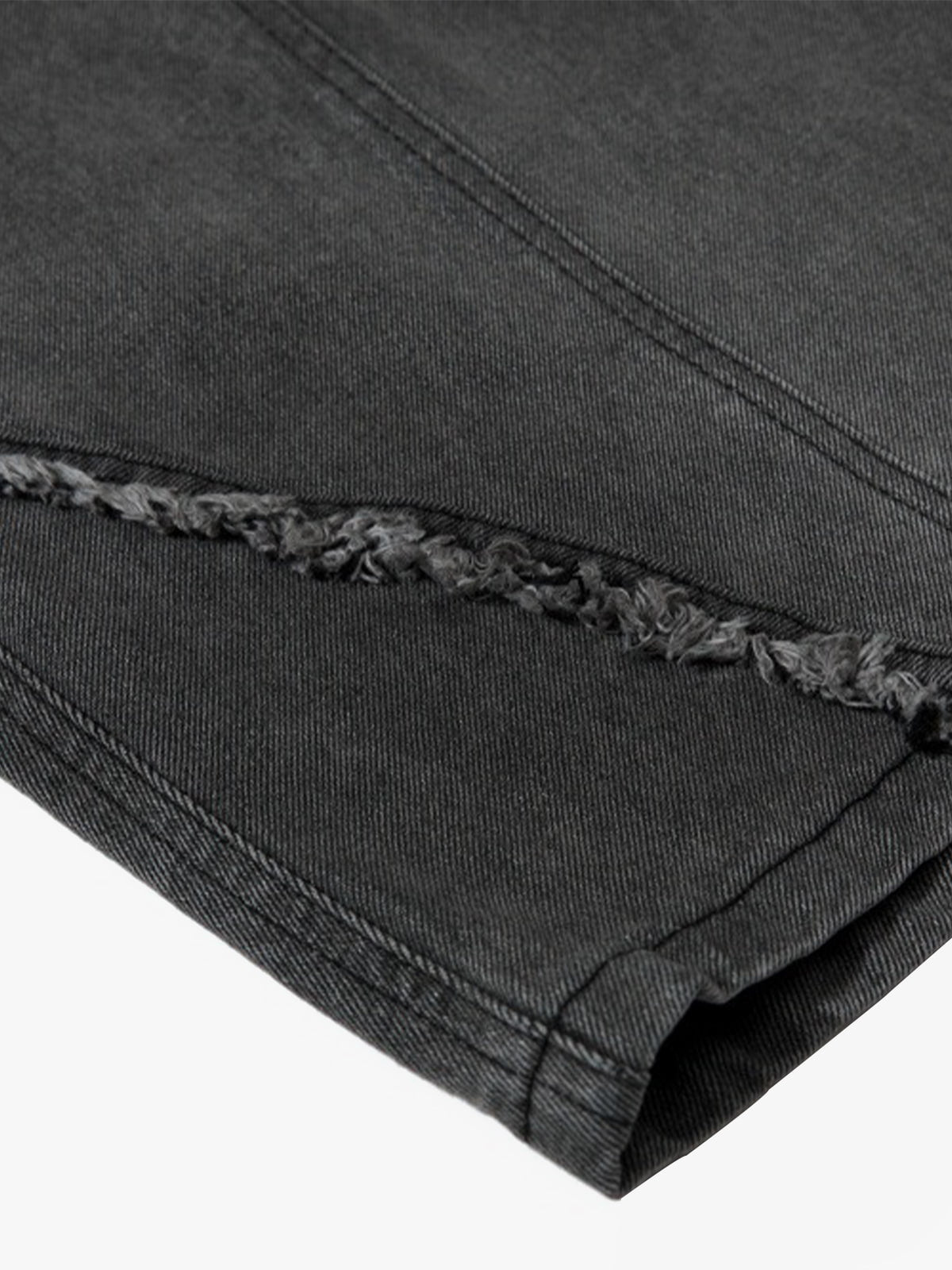 Plaid Jacket with Zipper Detail and Keychain Accessory