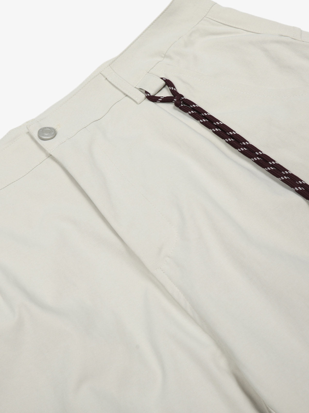 Belted Houndstooth Blazer Pants