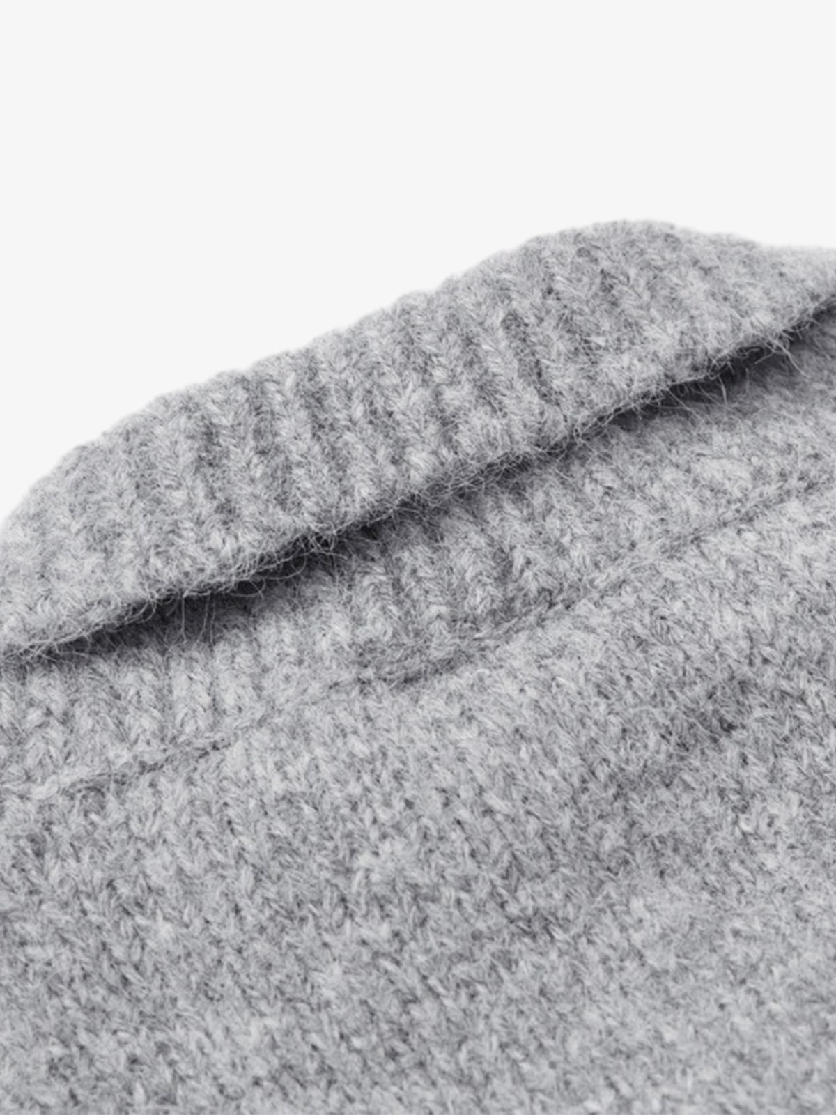 Stylish Star Pattern Zip-Up Knit Cardigan for Women