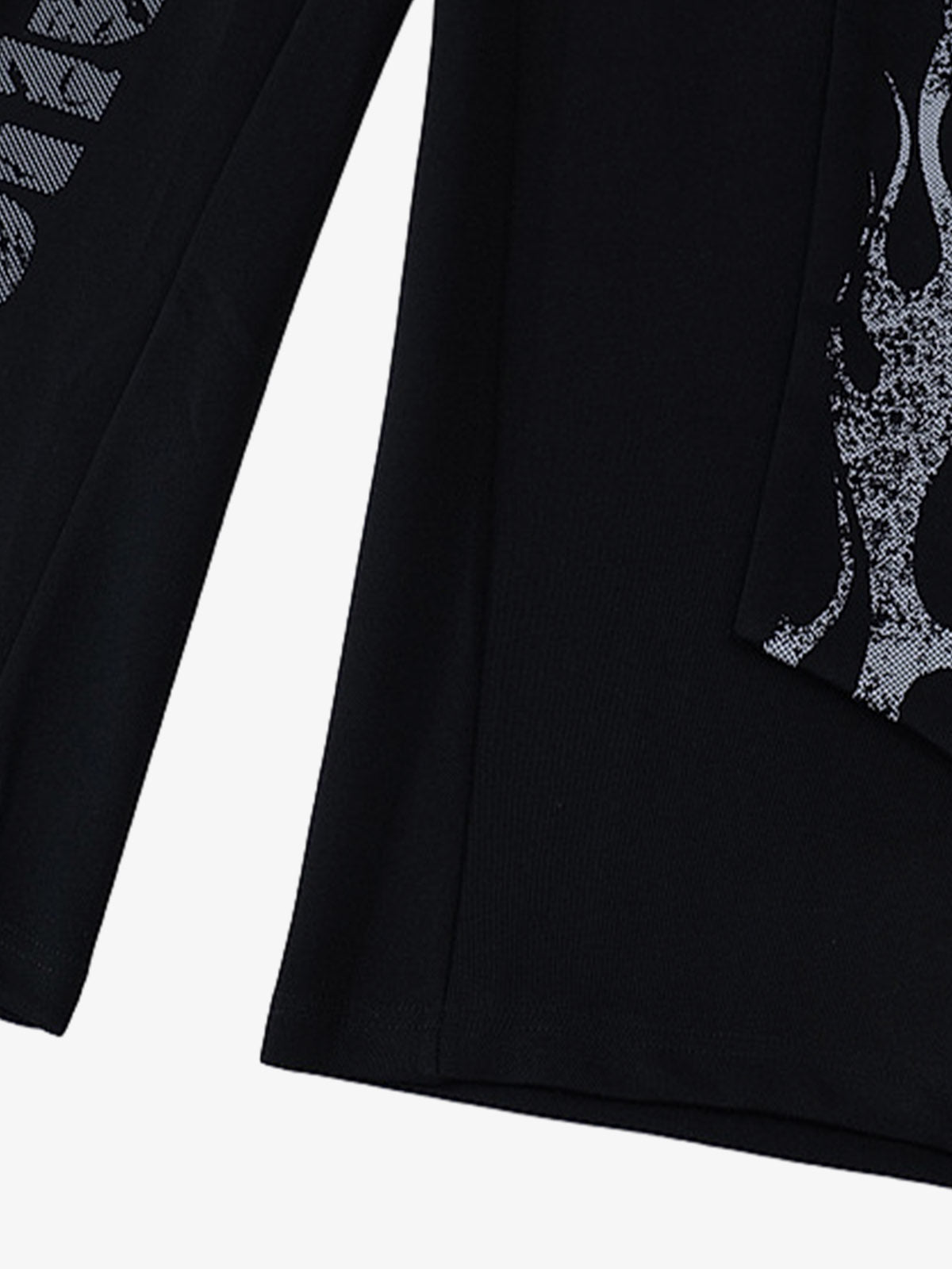 Thesupermade Dark Street Letter Flame Casual Sweatpants