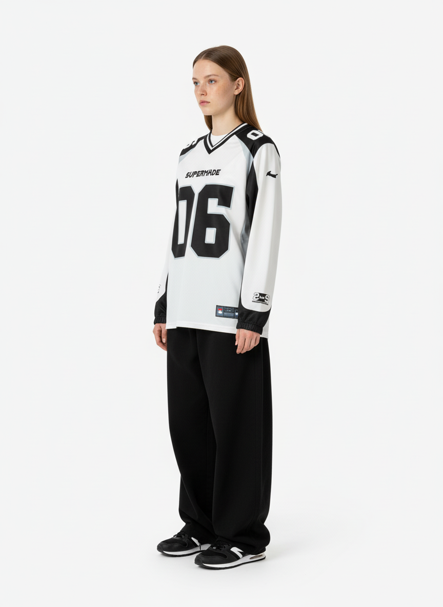 Digital Patchwork Jersey Long Sleeve T-shirt