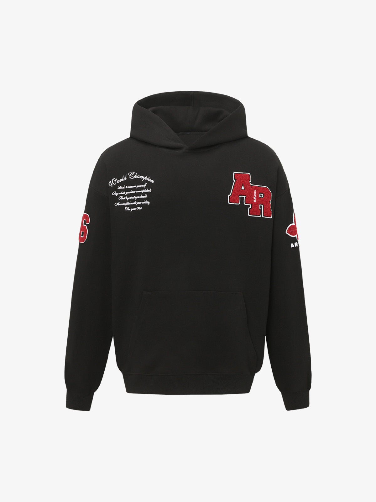 Stylish Embroidered Hoodie with Oversized Fit for Casual Wear