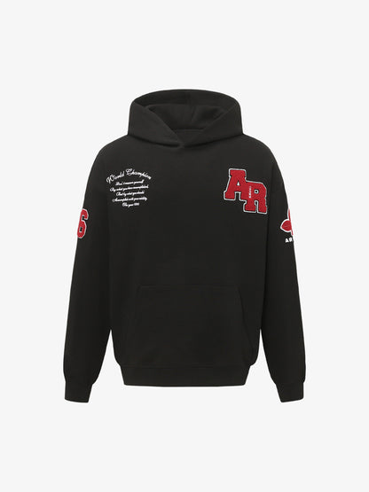 Stylish Embroidered Hoodie with Oversized Fit for Casual Wear