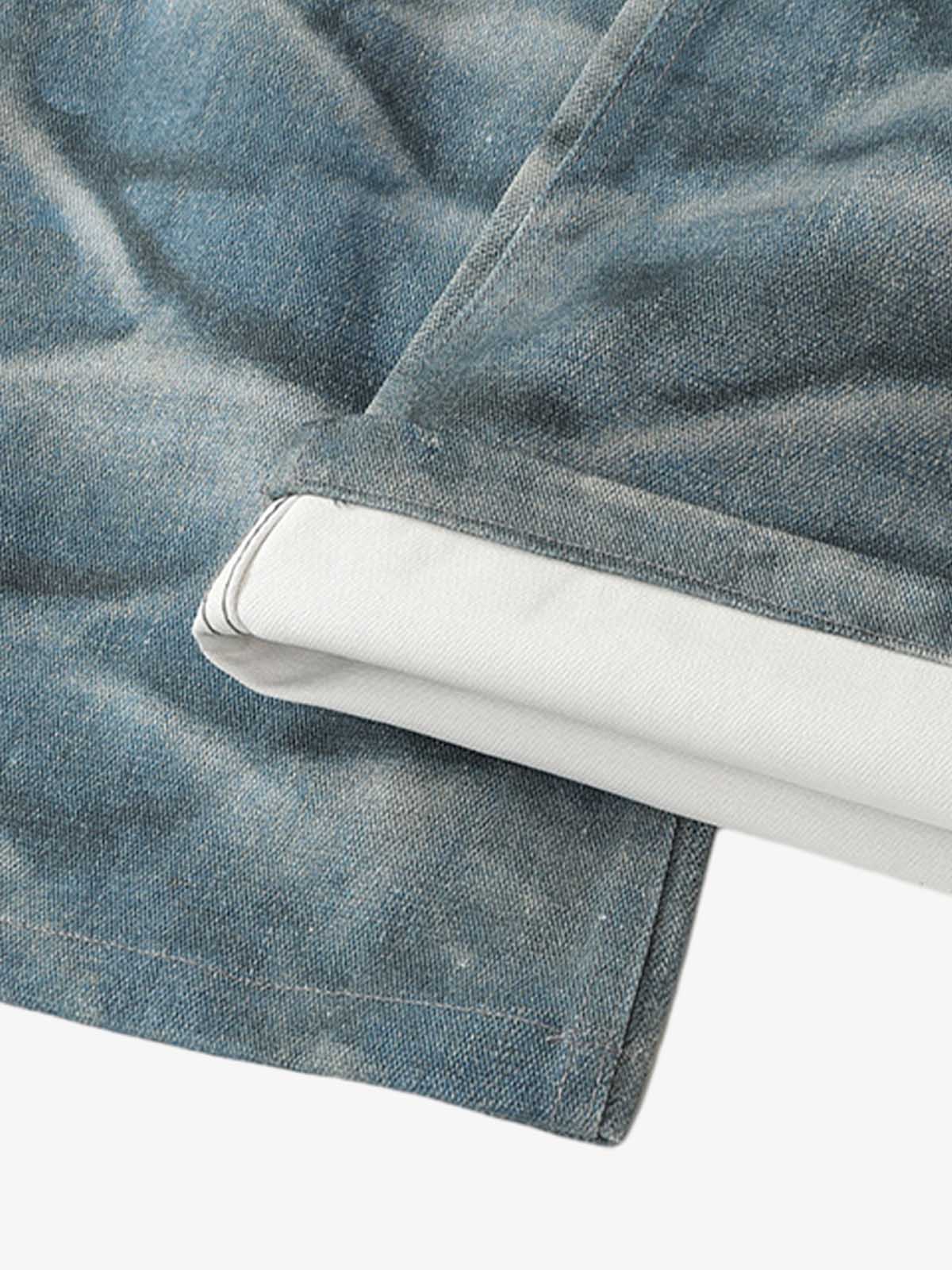 High Street RO Heavy Washed Flared Jeans