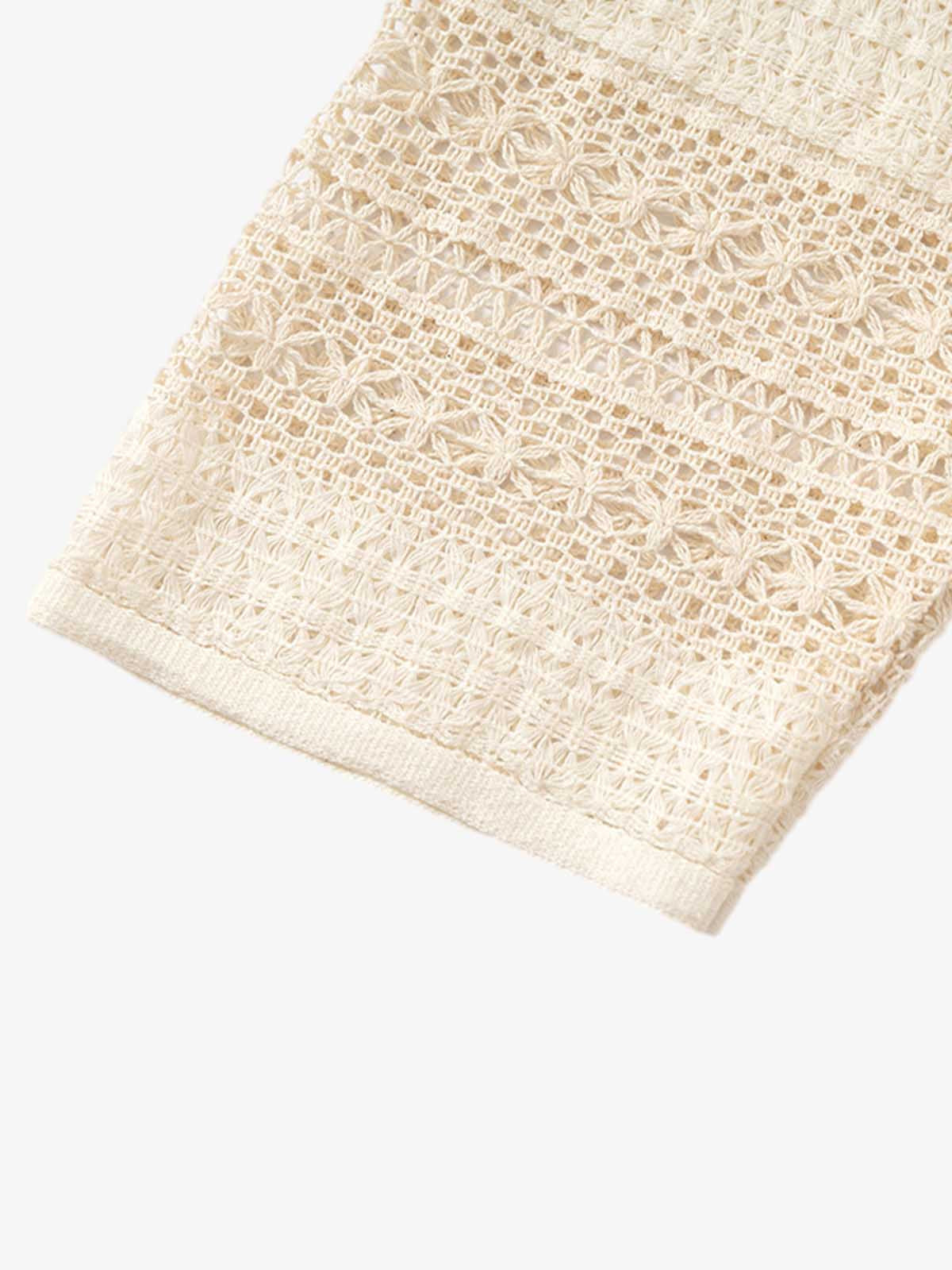 Hollow Portrait Totem Lined Blouse