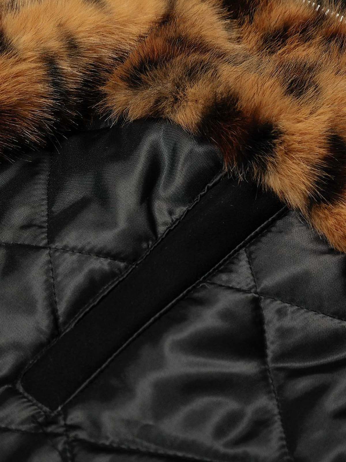 Leopard Print Hooded Jacket with Faux Fur Trim for Men - Trendy Winter Fashion