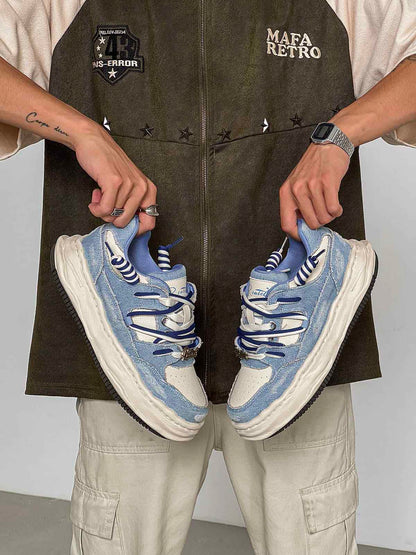 Stylish Denim-Style Sneakers for Everyday Wear