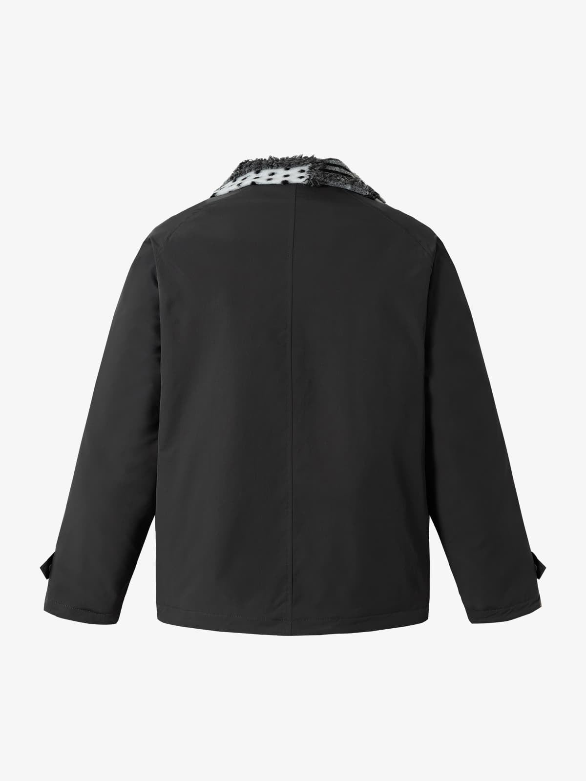 Thesupermade Special Plaid Polka Dot Reversible Cotton Jacket