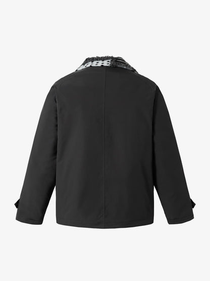 Thesupermade Special Plaid Polka Dot Reversible Cotton Jacket