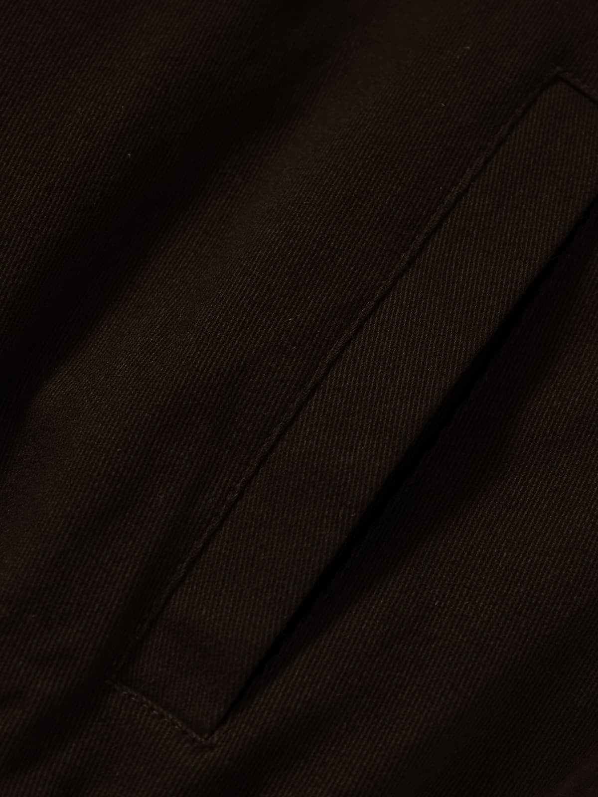 Thesupermade Oblique Zipper Design Lambswool Collar Quilted Jacket