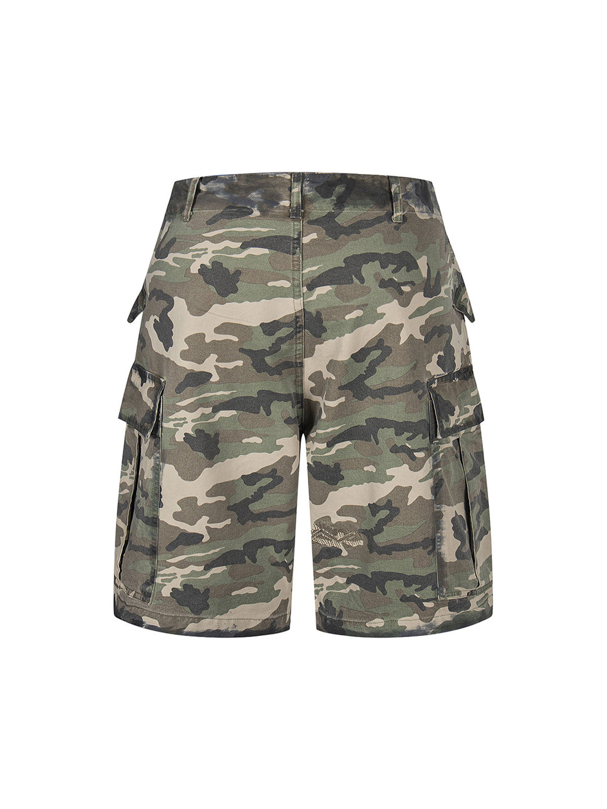 Camouflage Badge Cargo Shorts
