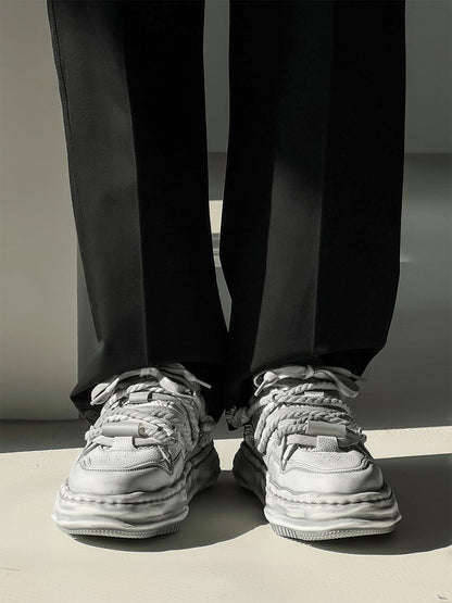 Height-Enhancing Sneakers with Hidden 7.0cm Lift for Everyday Wear