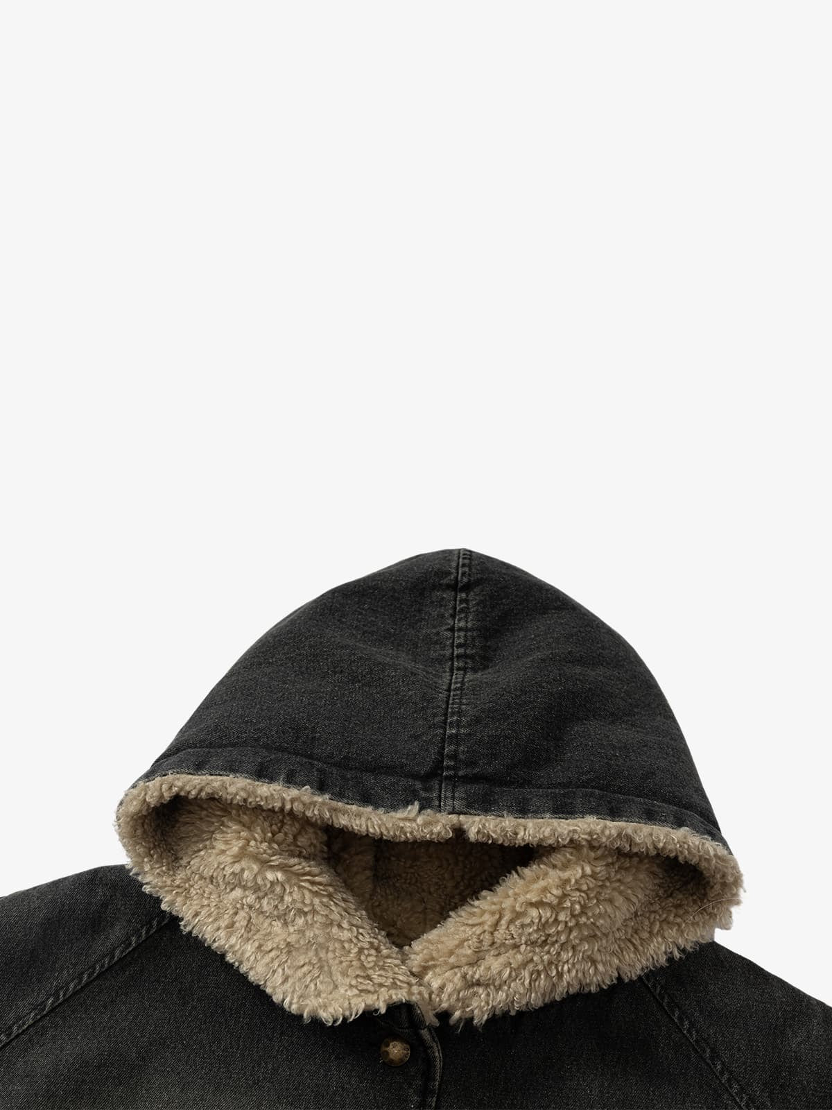 Winter-Ready Corduroy Jacket with Faux Fur Trim for Men