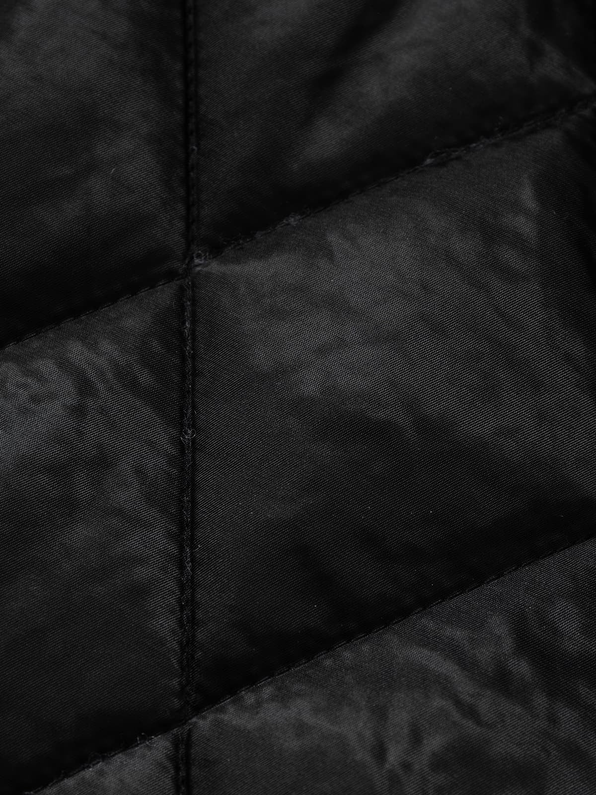 Thesupermade Webbing Stitching Leather And Lambskin Cotton Coat