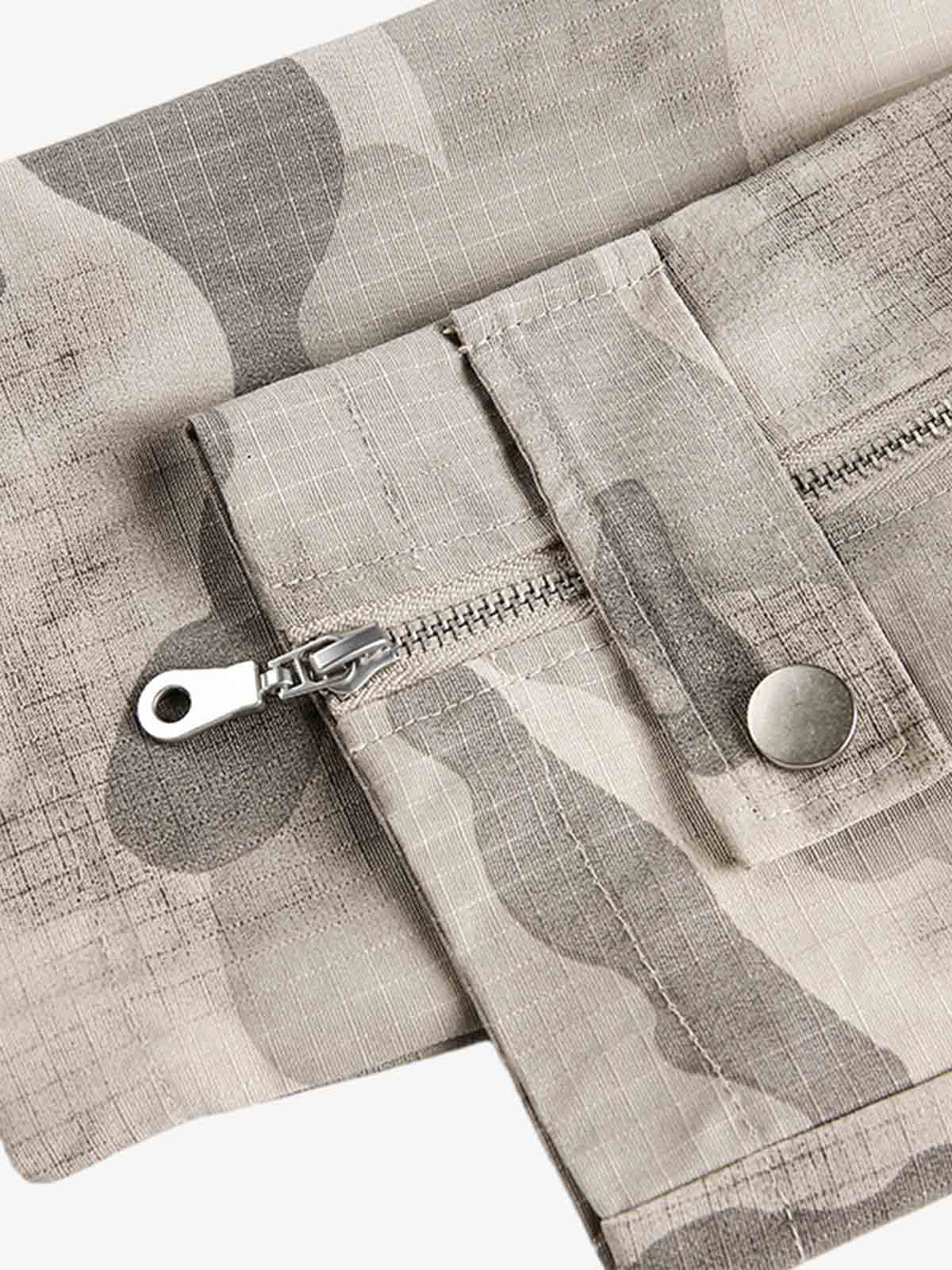 Camouflage Print Utility Jacket for Men - Stylish and Functional Design