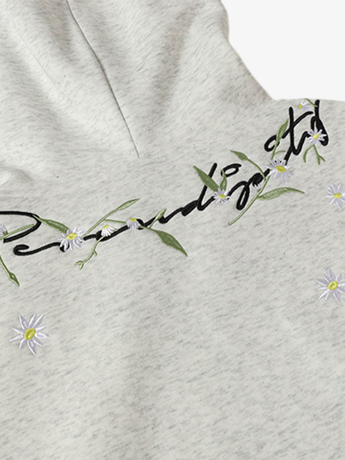 Floral Embroidered Hoodie for Men and Women - Trendy and High-Quality Design