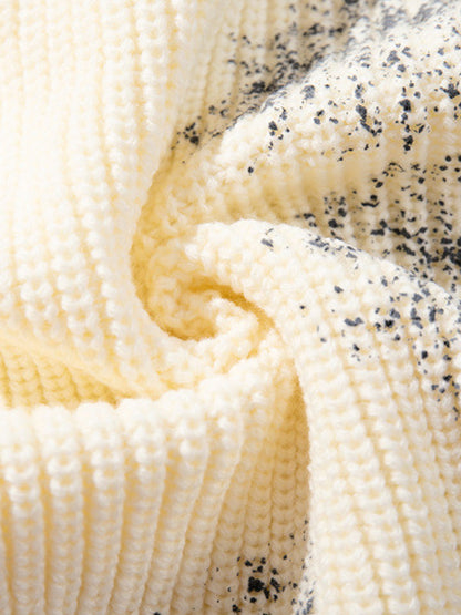 Cozy Pink Patterned Sweater for Women - Perfect for Casual and Festive Occasions