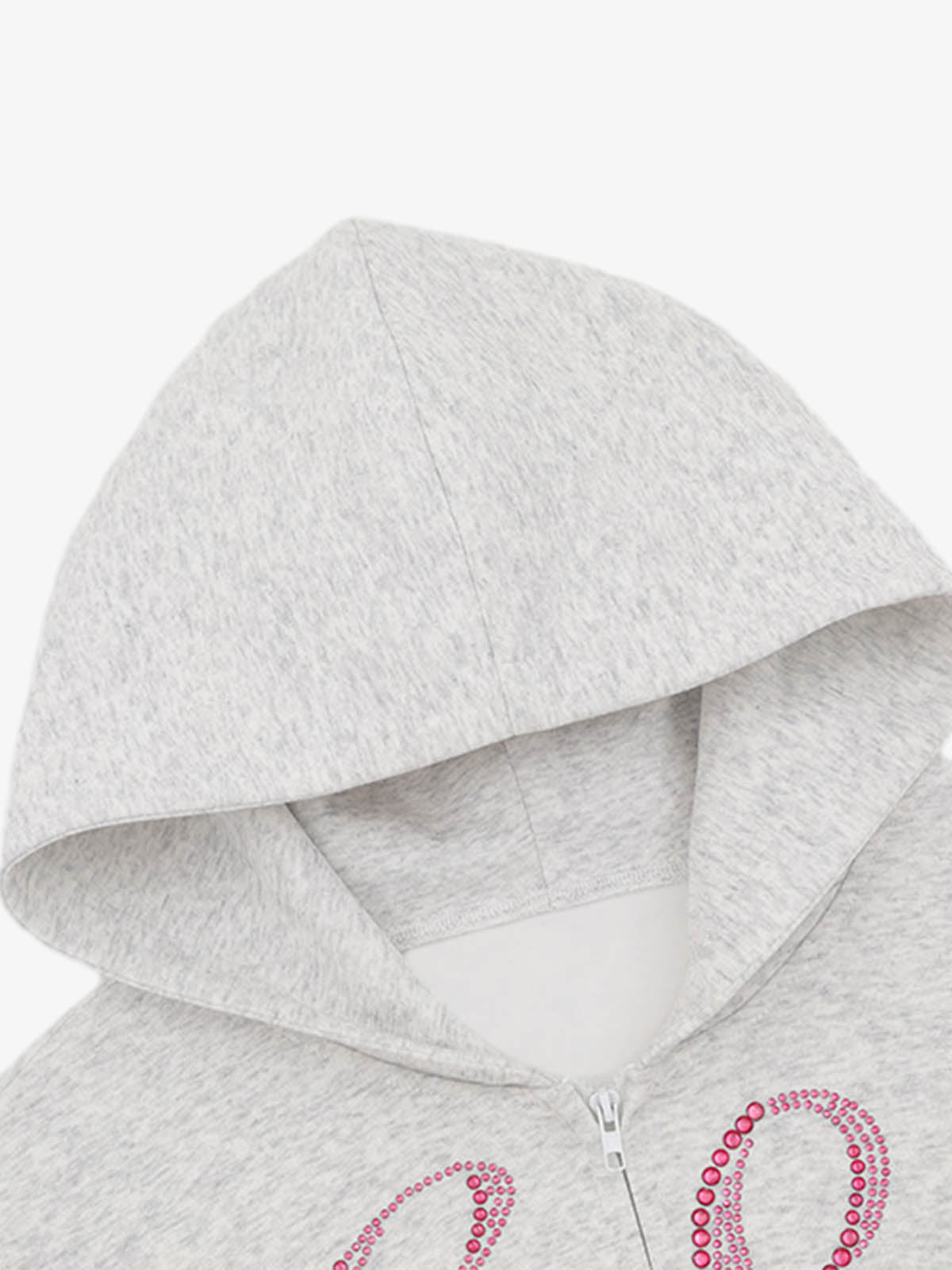 Stylish Hooded Zip-Up Jacket with Sparkling Letter Design for Men and Women