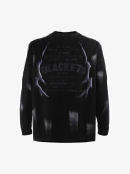 Stylish Graphic Long Sleeve T-Shirt for Men - Perfect for Casual Wear