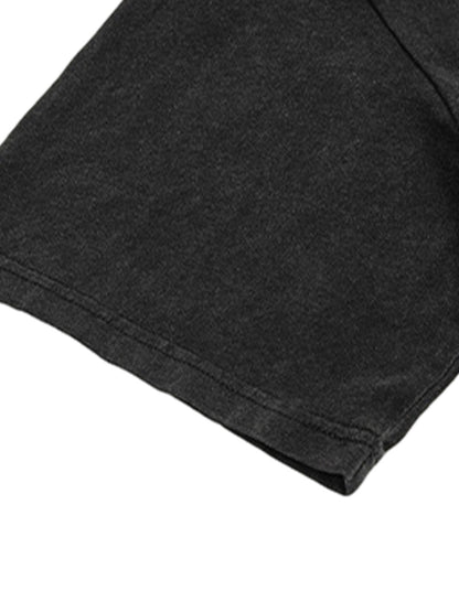 Street Cross Print T-Shirt