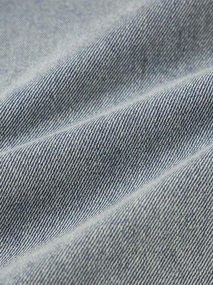 Plaid Double Waist Baggy Jeans