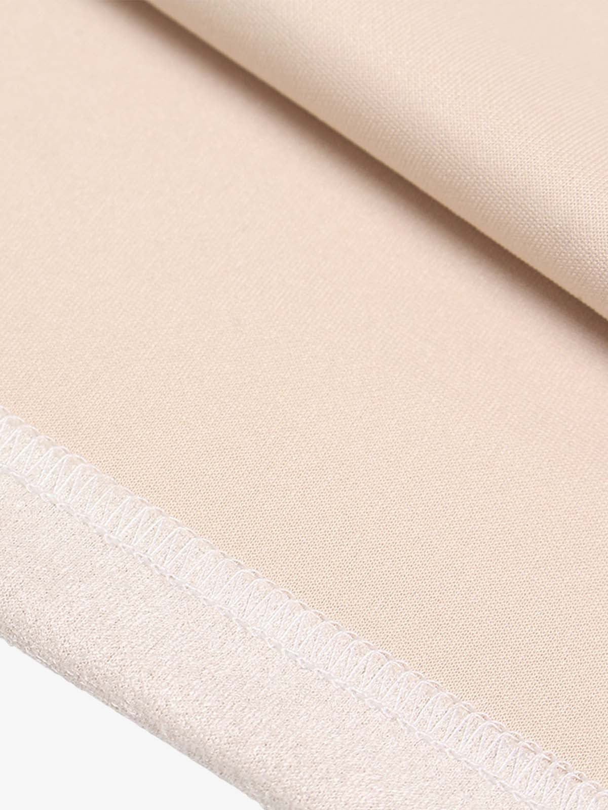 Metallic Print Suede Crew Neck T-Shirt