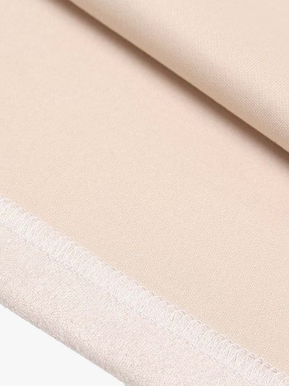 Metallic Print Suede Crew Neck T-Shirt