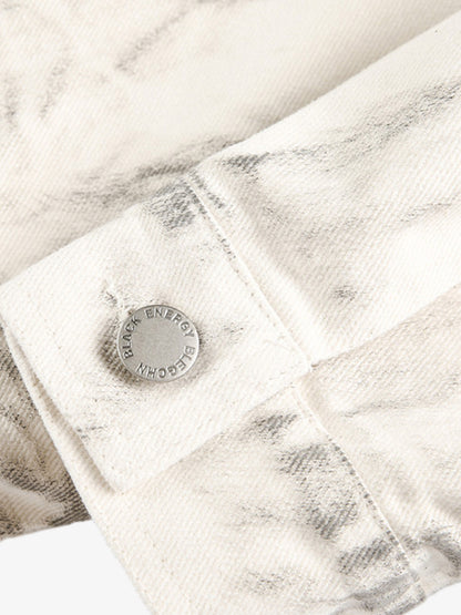 Street Hip-Hop Portrait Print Graphic Jacket