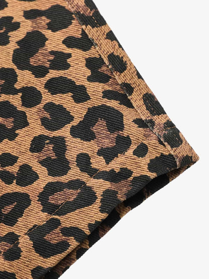 High-Waisted Wide-Leg Cargo Pants with Unique Pocket Design