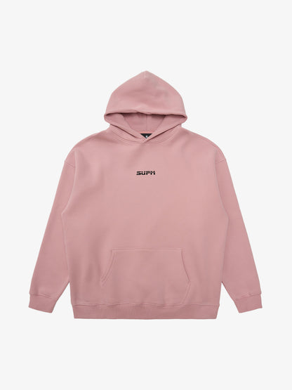 SUPM Minimalist Logo Pink Hoodie and Sweatpant Set