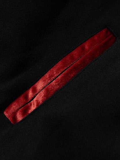 Stylish Contrast Sleeve Baseball Jacket with Unique Graphic Design