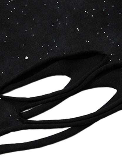 Street Chain Waistcoat Ripped Vest