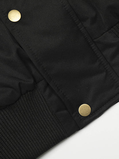 Winter Essential Puffer Jacket with Detachable Fur Hood - Perfect for Cold Weather