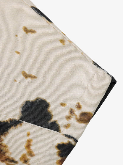 High-Waisted Wide-Leg Cargo Pants with Unique Pocket Design